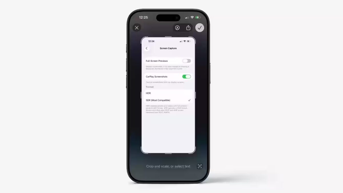 В iOS 26 появился полноэкранный режим скриншотов: как вернуть старый вид