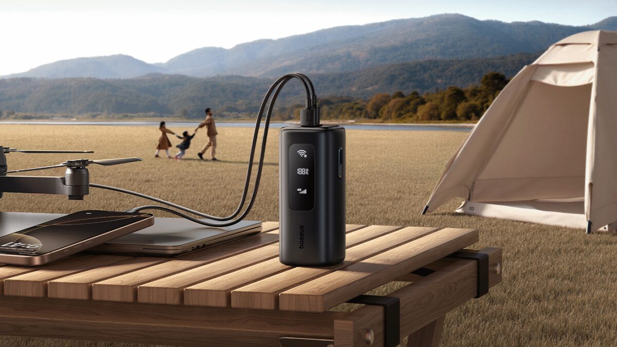 Baseus представила EnerGeek GX11 — первый в мире пауэрбанк с 4G-модемом и быстрой зарядкой 67 Вт