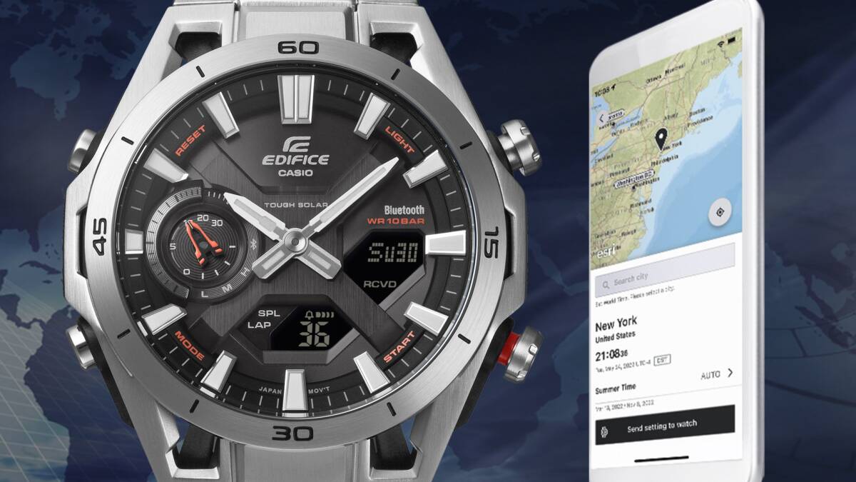 Casio выпустил «частично умные» механические часы Edifice Sospensione ECB-2300