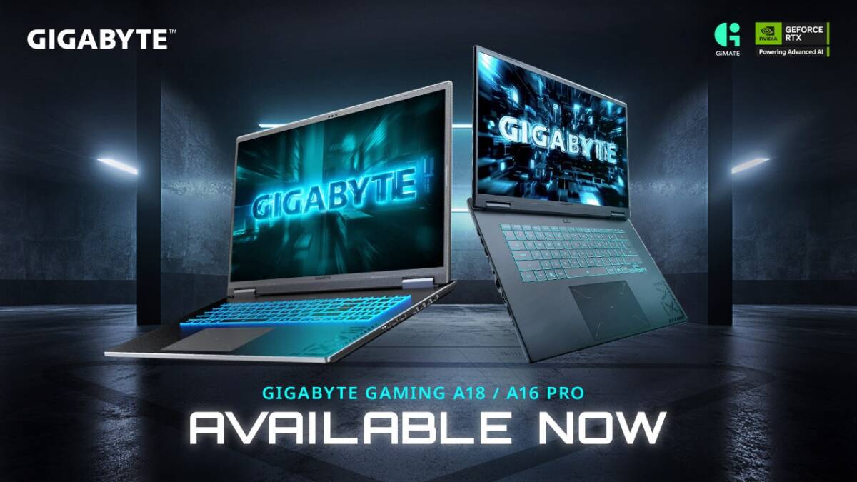 Gigabyte представила новые игровые ноутбуки Gaming A16 Pro и A18 с ИИ-ассистентом и видеокартами RTX 5080