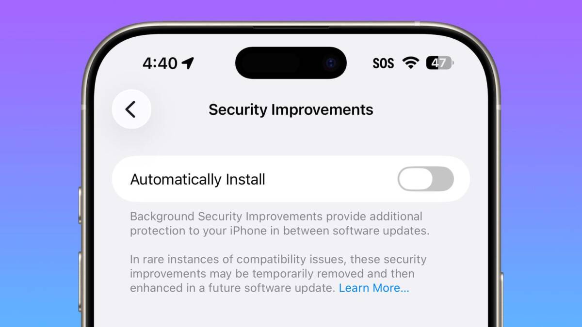 Что нового в iOS 26.1 Beta 2: изменения в будильниках, настройках и iPad 12 ios 26 1 security improvements