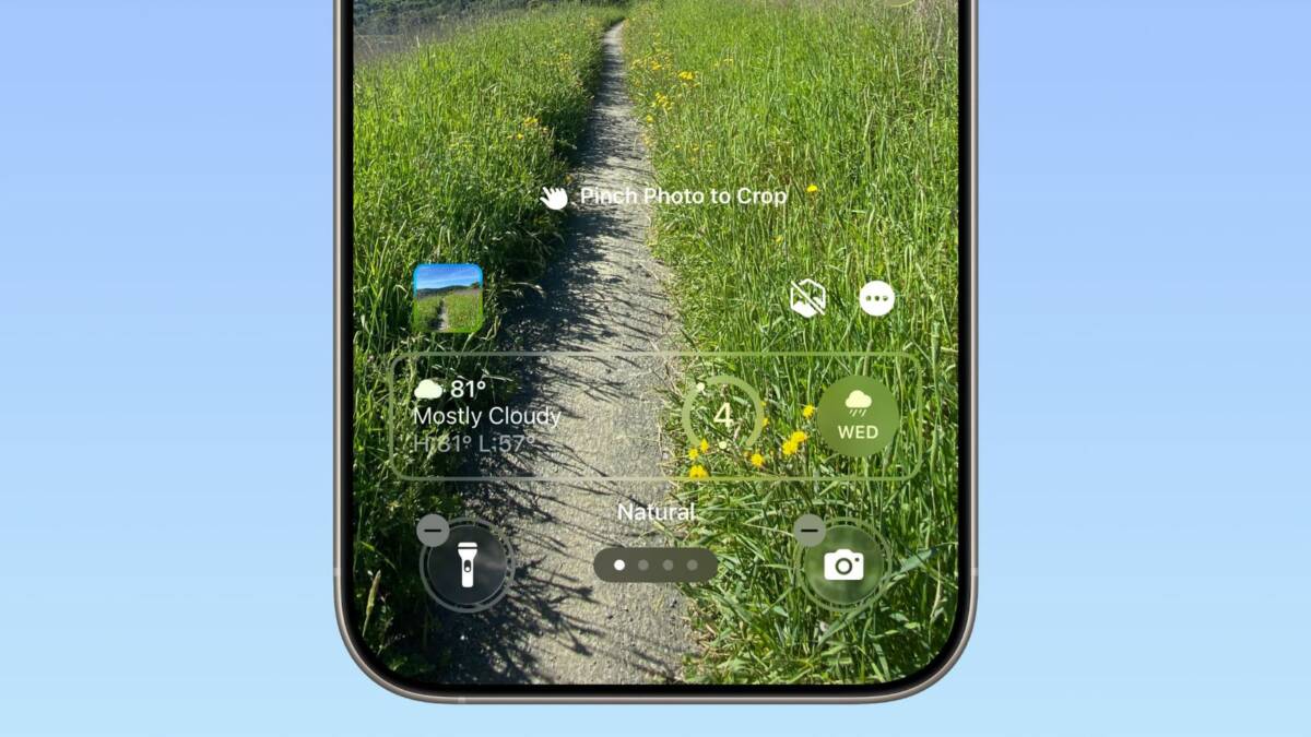 Что нового в iOS 26.1 Beta 2: изменения в будильниках, настройках и iPad 16 ios 26 1 wallpaper crop