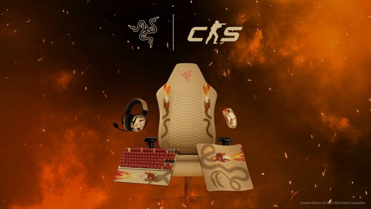 Представлена коллекция игрового оборудования Razer Counter-Strike 2 Dragon Lore