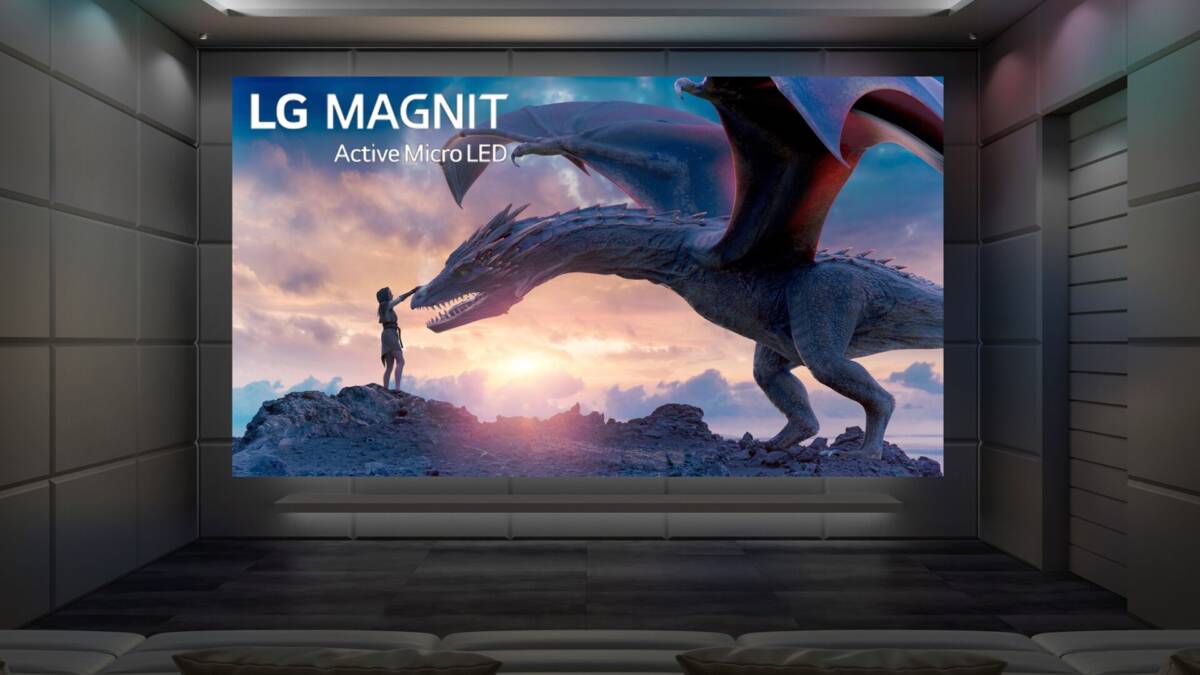 LG представила 136-дюймовый 4K телевизор Magnit Active Micro LED