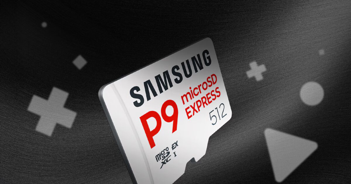 Samsung представила новую скоростную microSD-карту P9 Express
