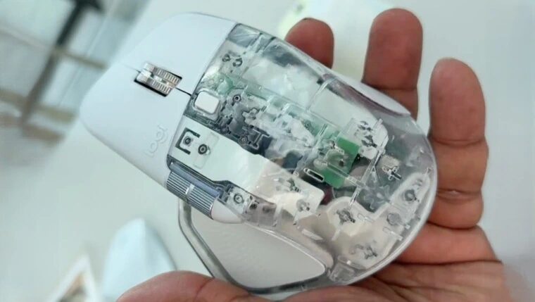 Logitech показал прозрачную версию эргономичной мыши MX Master 4