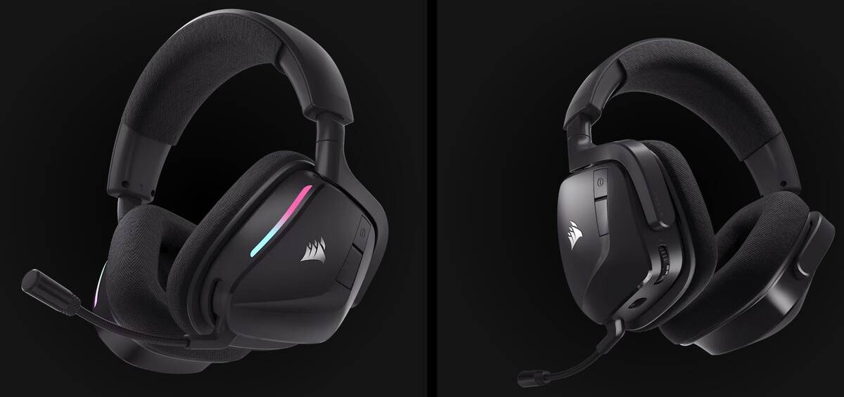 Представлена игровая гарнитура Corsair Void v2 Max с автономностью до 130 ч