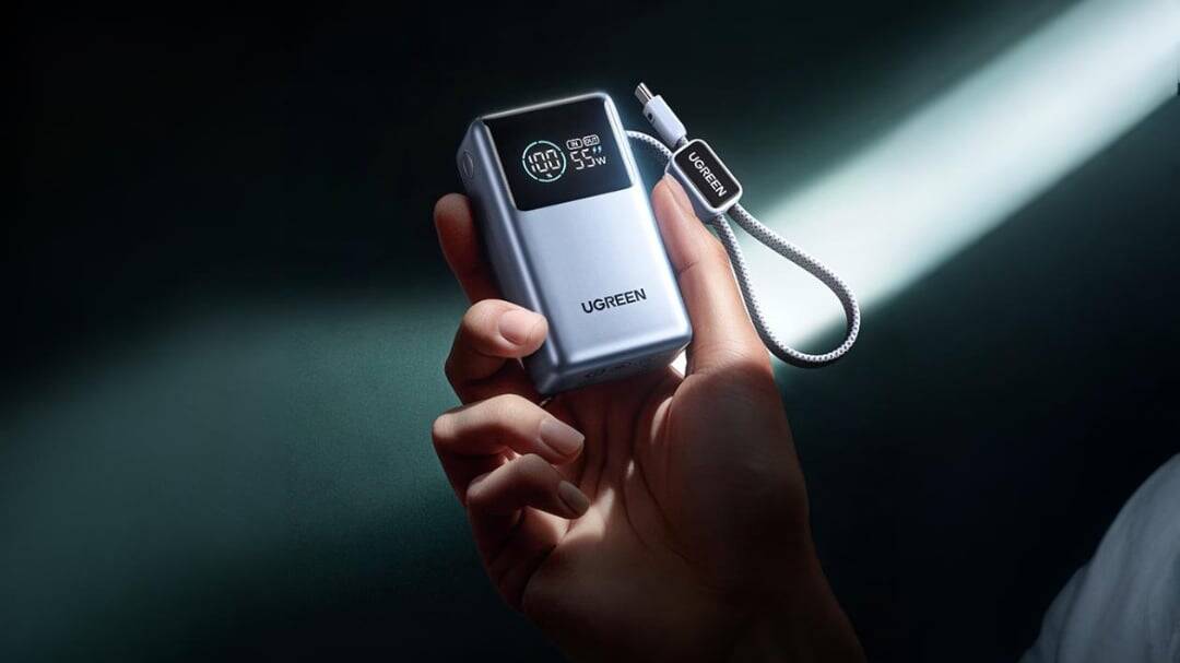 Ugreen представила компактный внешний аккумулятор EnergyPal Pro Mini с быстрой зарядкой 55 Вт