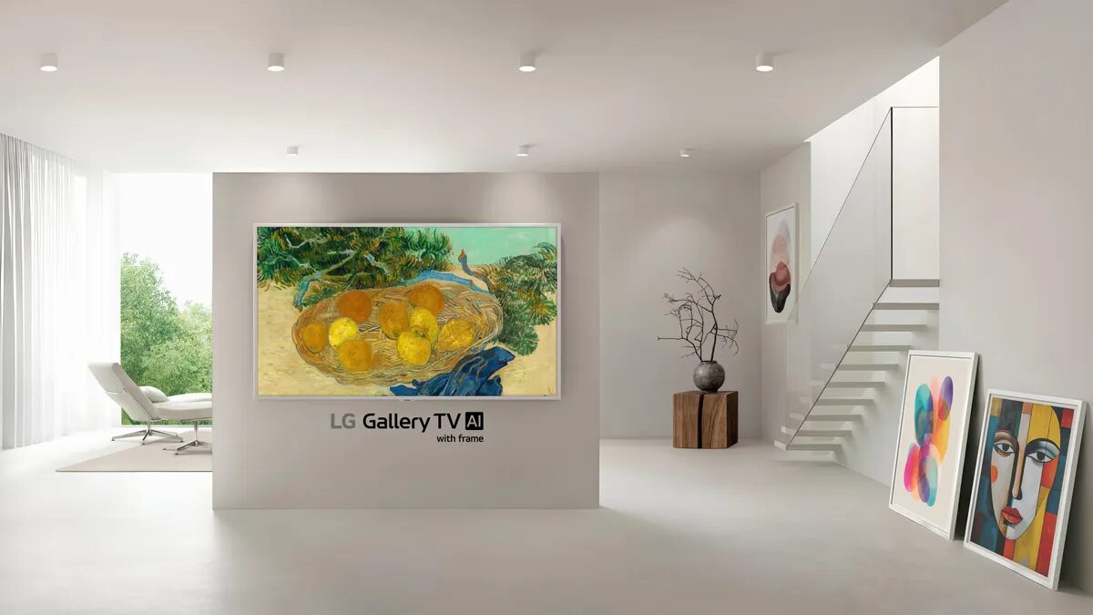 LG бросила вызов Samsung Frame и выпустила телевизор-картину Gallery TV