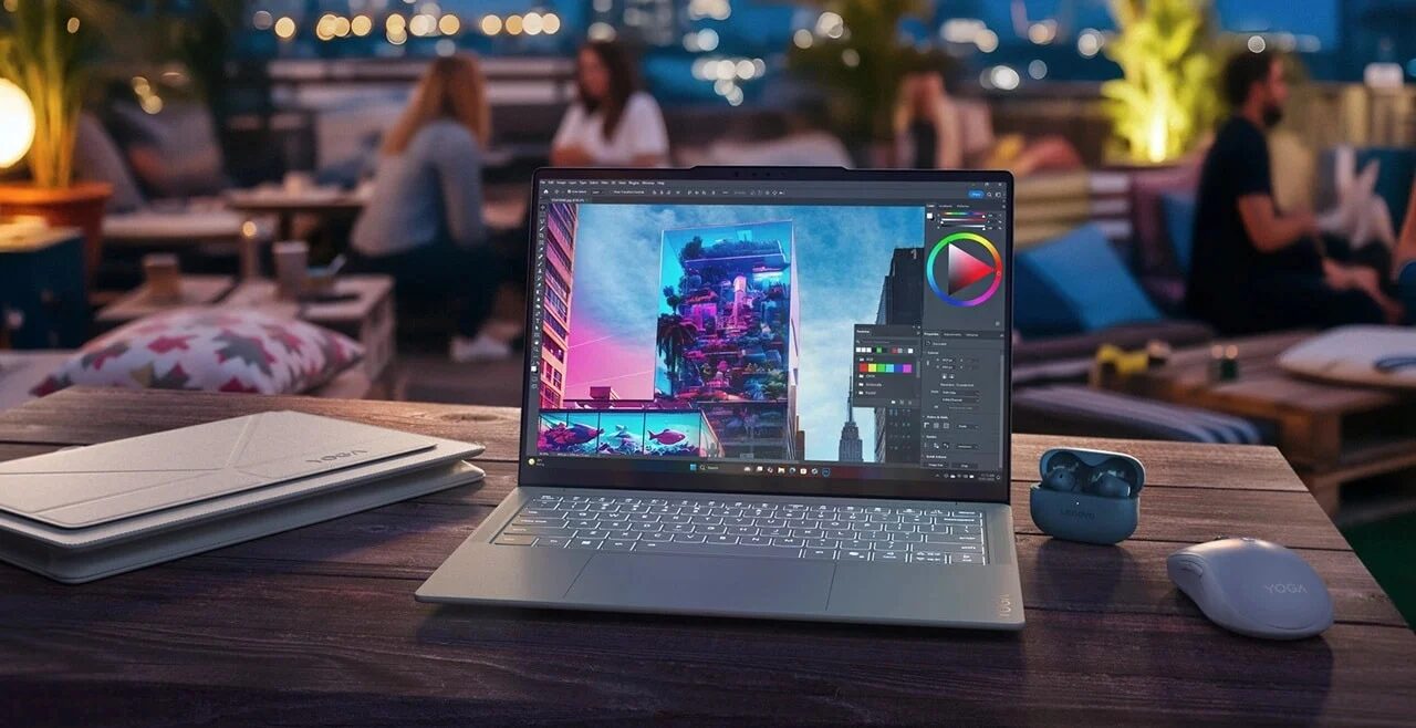 Lenovo выпустила ультралёгкий ноутбук Yoga Slim 7i Ultra Aura Edition с OLED-экраном