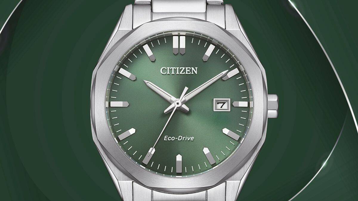 Citizen выпустила часы Eco-Drive BM7620-83Y с тёмно-зелёным циферблатом