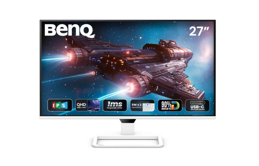 BenQ представила игровой монитор EW270Q с QHD-разрешением и частотой 200 Гц