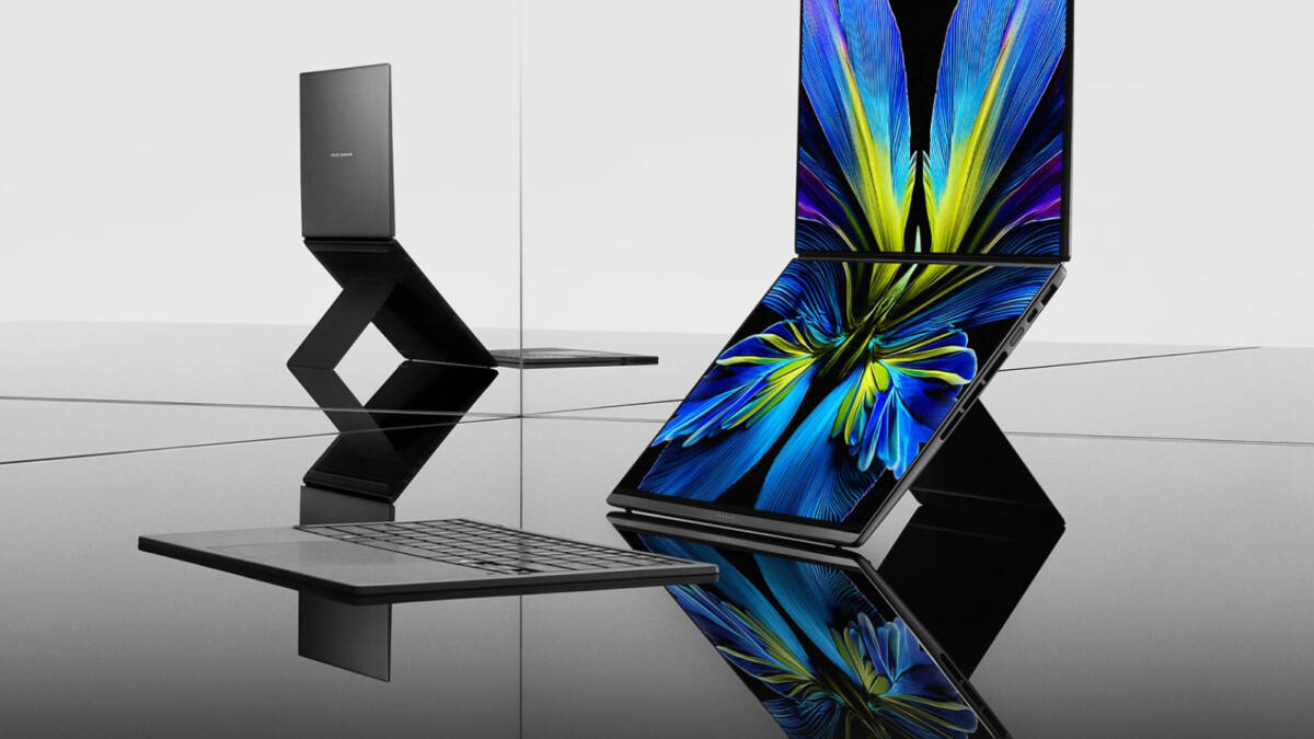 Asus выпустила Zenbook Duo UX8407 с двумя OLED-экранами и чипами Panther Lake