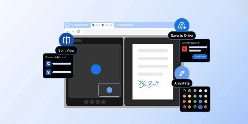 Chrome получил разделённый экран и заметки в PDF