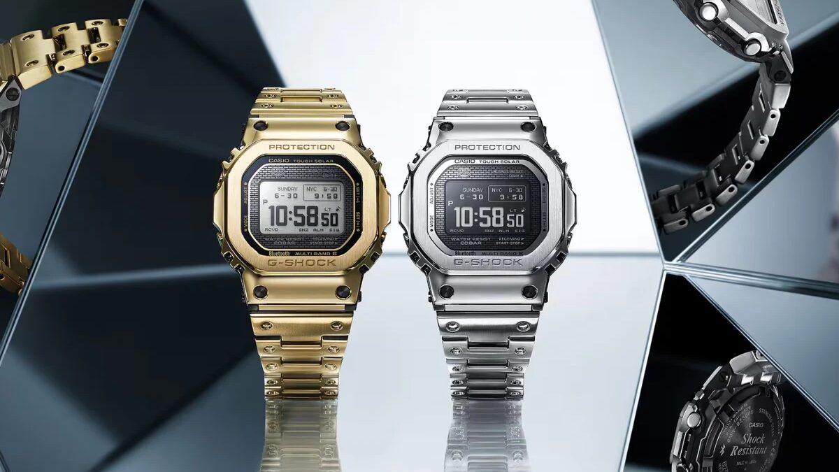 Casio выпустила металлические G-Shock GMWBZ5000 с MIP-экраном и солнечной батареей