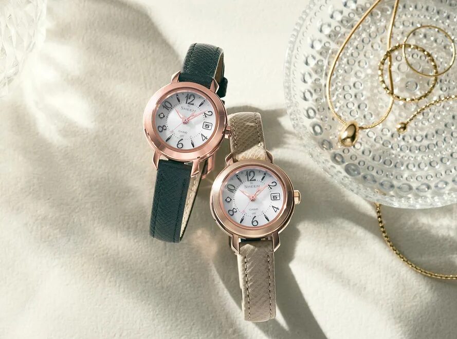 Casio представила элегантные часы с солнечной зарядкой и радиосинхронизацией