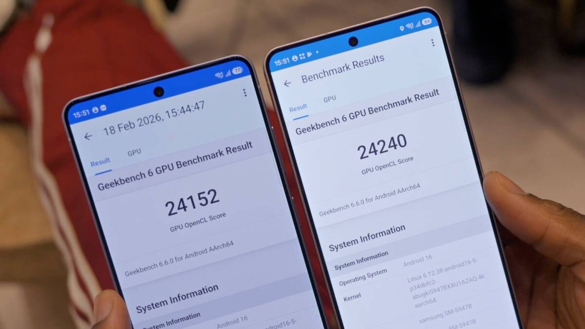 Exynos 2600 почти сравнялся со Snapdragon 8 Elite Gen 5 в первых тестах Galaxy S26