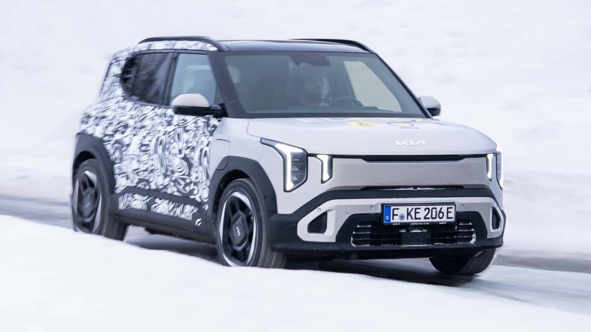 Kia EV2 показал почти 200 миль в норвежском зимнем тесте