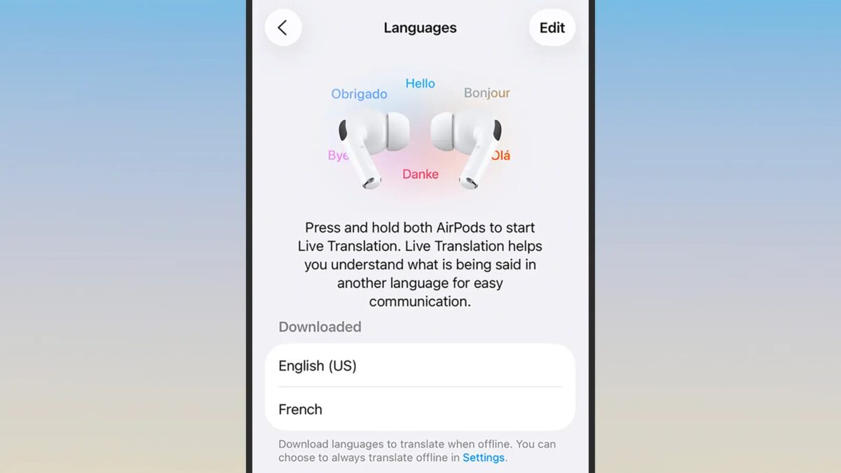Как использовать функцию перевода в наушниках Apple AirPods