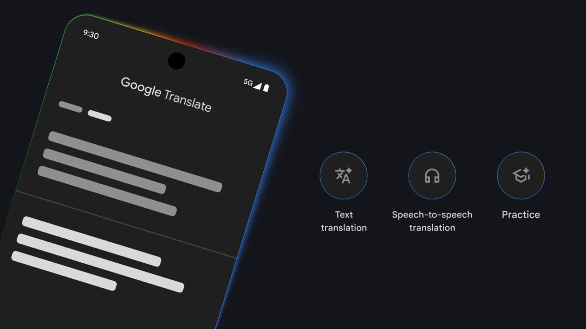Google Translate получил переводчик на базе Gemini и функцию живого перевода в наушниках