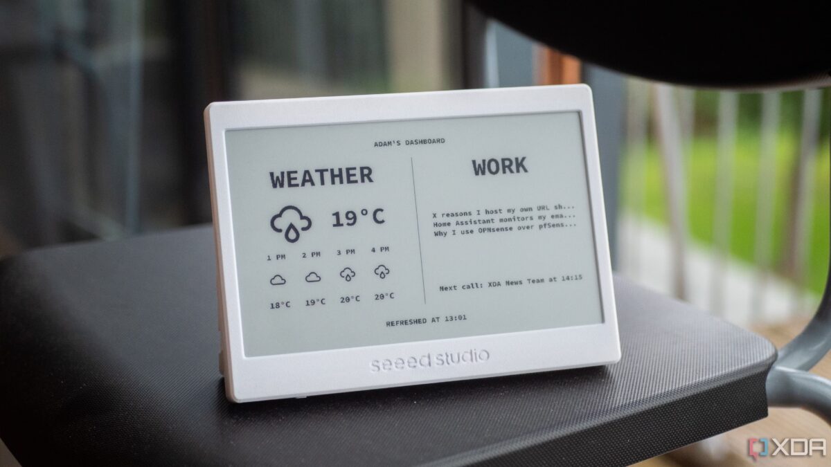 Старый Kindle — лучший e Ink дисплей для умного дома