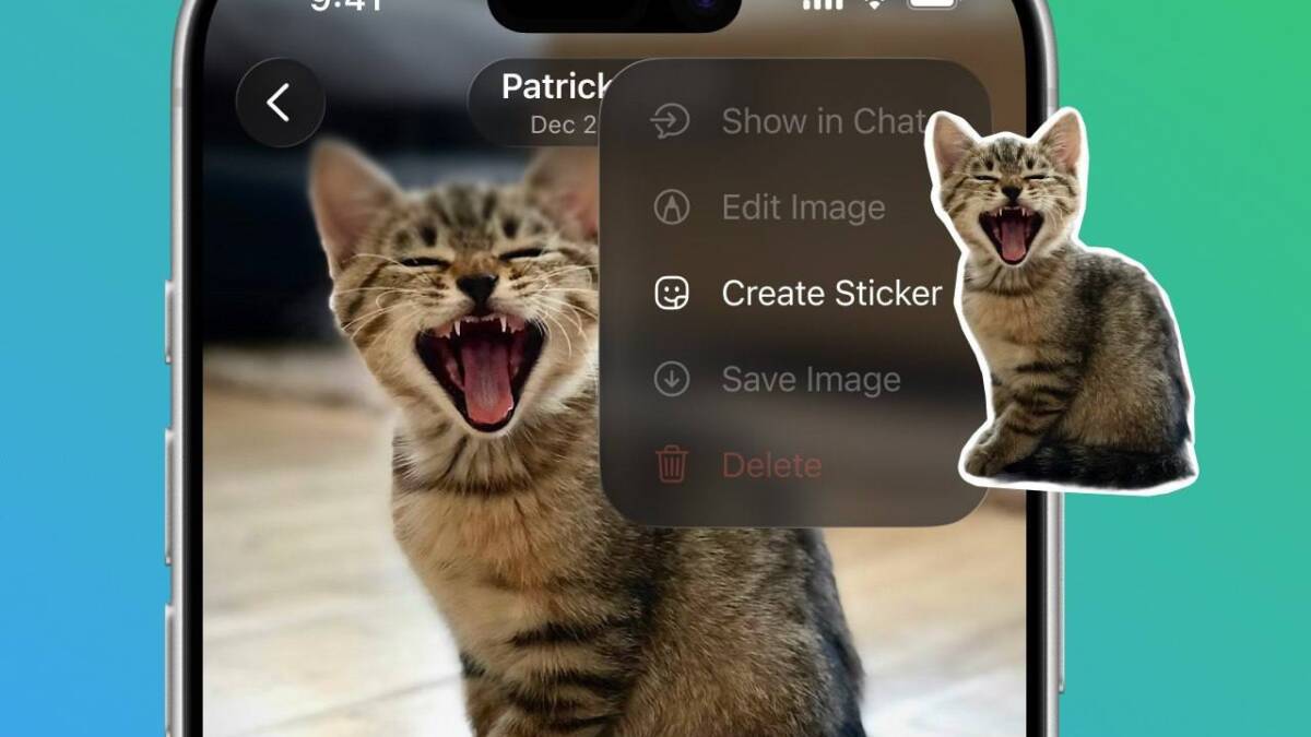 В Telegram теперь можно превращать фото в стикеры за один клик