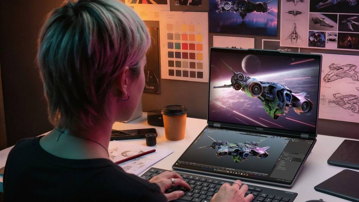 MWC 2026: Lenovo представила концепт Yoga Book Pro 3D с двумя OLED-экранами и поддержкой 3D