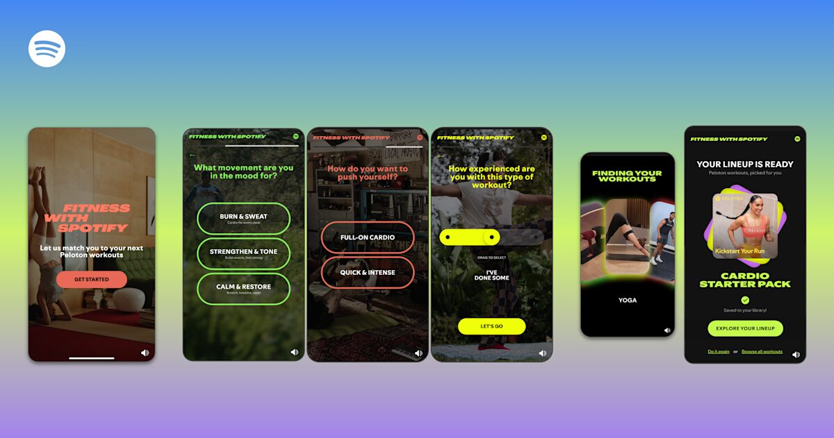 Spotify добавила фитнес с Peloton и видео-тренировками