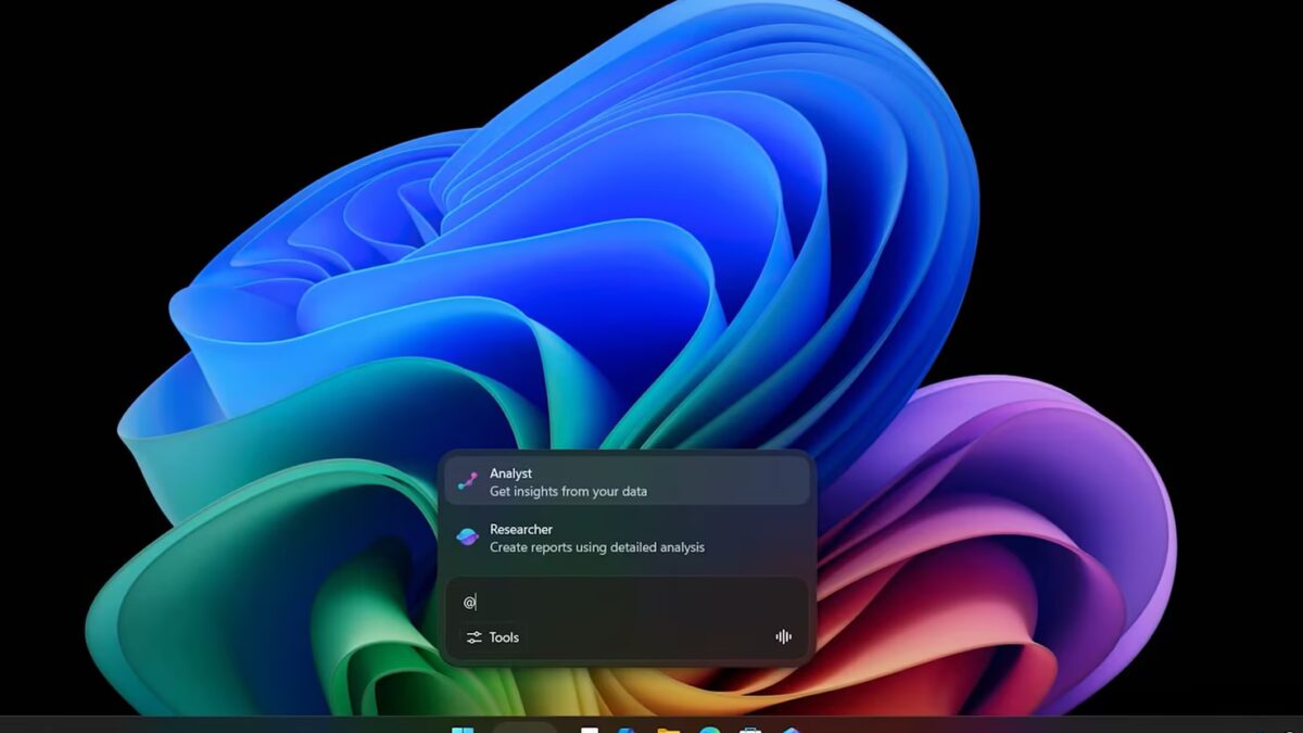 ИИ-агенты в Windows 11 получили место на панели задач