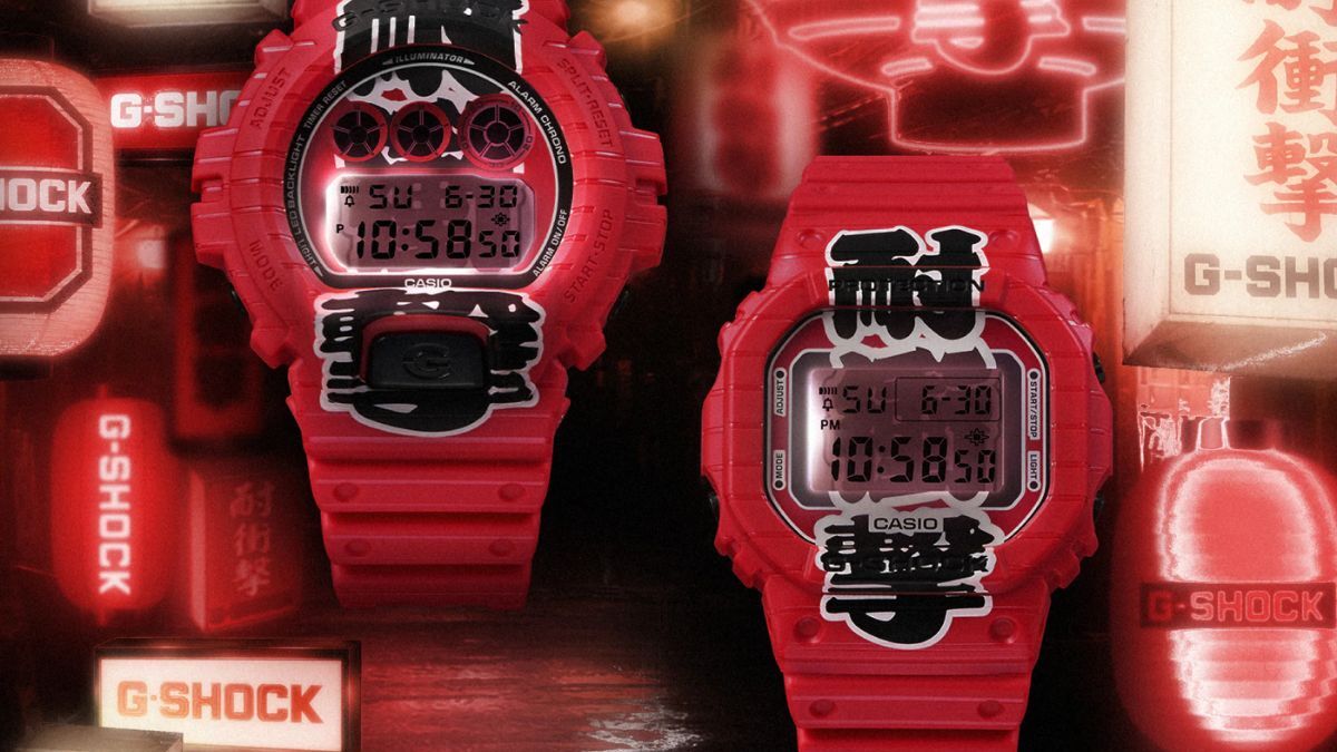 Casio представила серию часов G-Shock Red Lantern в японском стиле