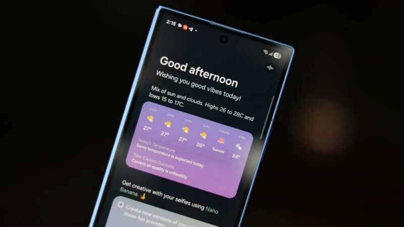 Samsung добавила SmartThings в Now Brief