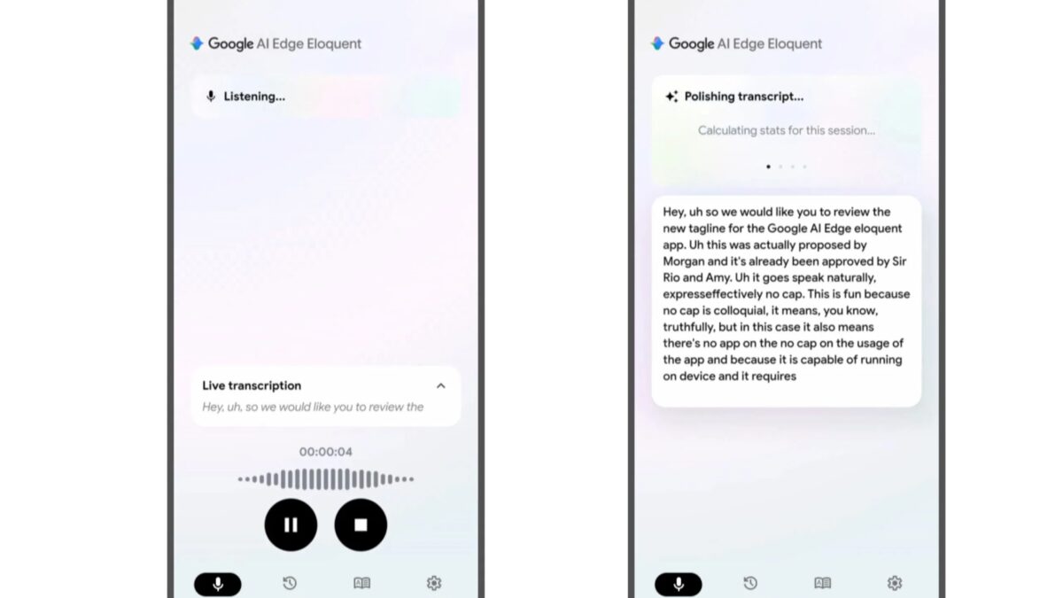 Google выпустила бесплатный диктантный iOS-редактор Eloquent