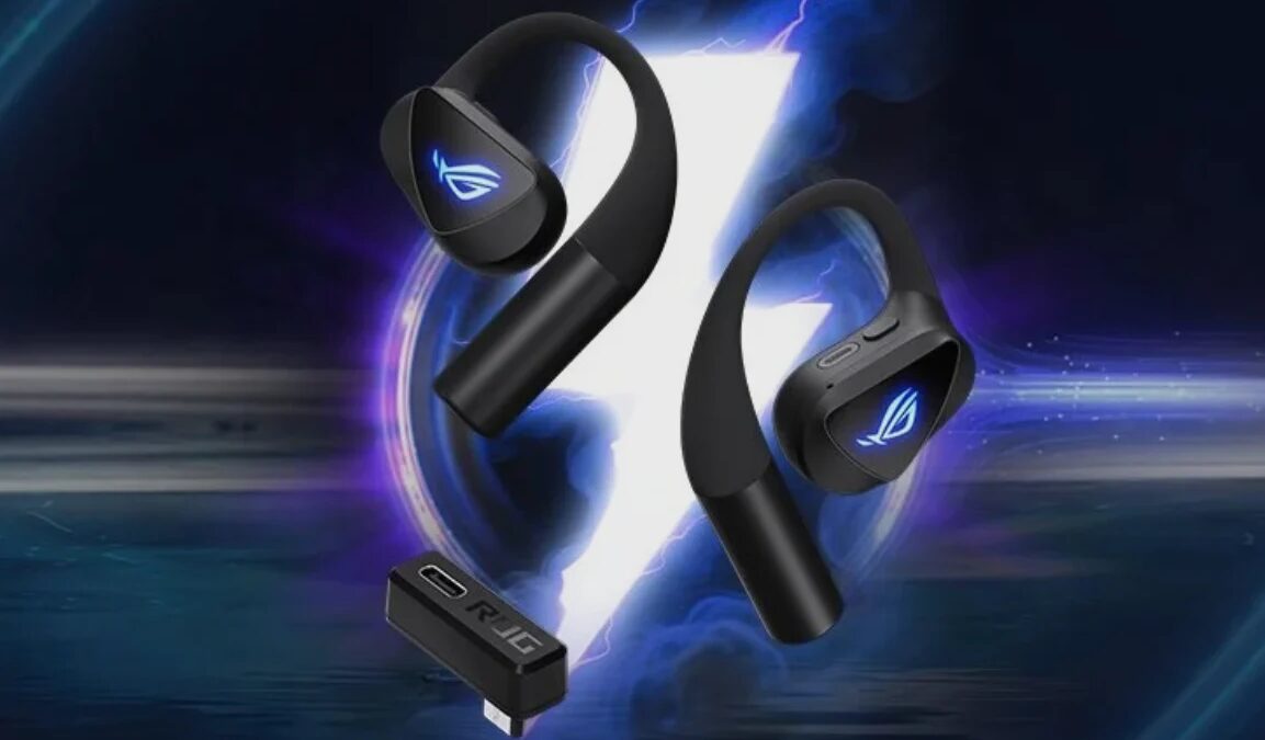 Asus представила игровые наушники ROG Open Wireless с открытой конструкцией и низкой задержкой