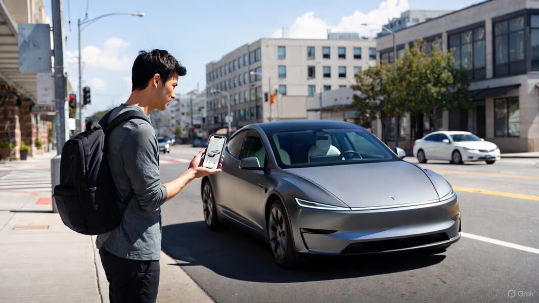 Tesla запустила Robotaxi на Android