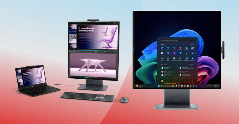 Lenovo выпустила почти квадратный ThinkCentre X AIO Aura Edition