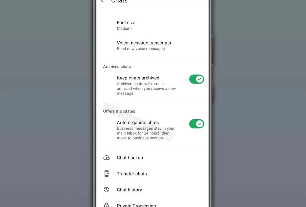 WhatsApp спрячeт бизнес-чаты через 24 часа
