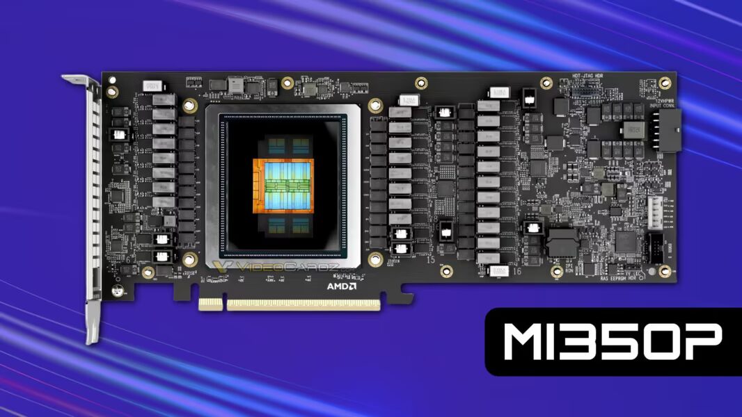 AMD представила Instinct MI350P с 144 ГБ памяти и 600 Вт