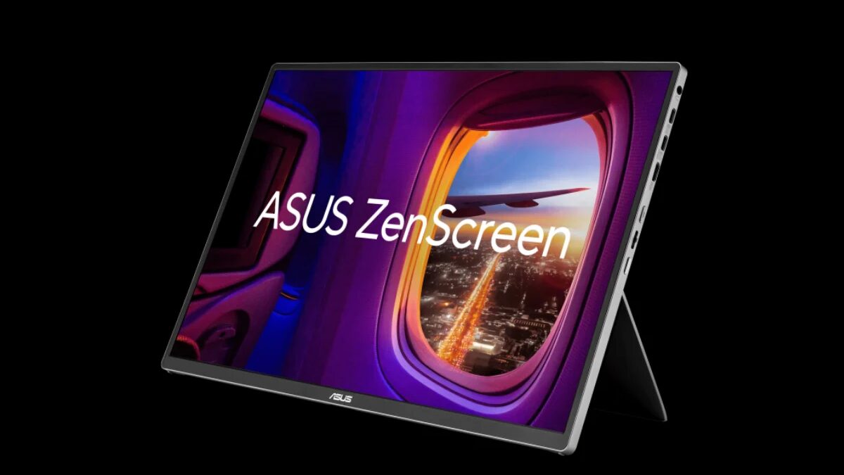 ASUS представила портативный OLED-монитор ZenScreen MQ16FC