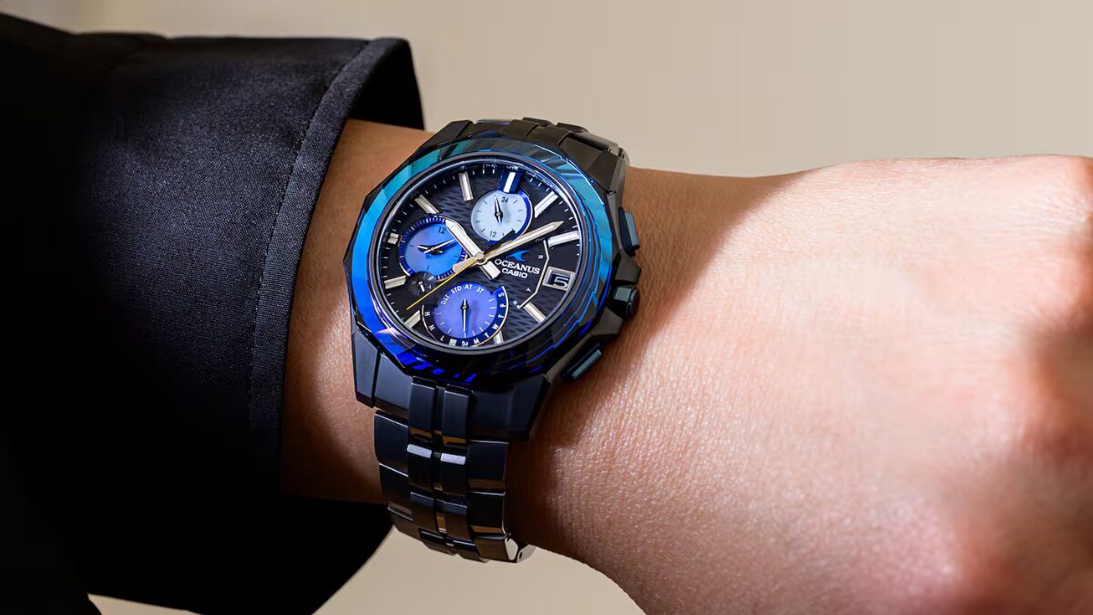 Casio выпустила 3 лимитированные Oceanus с индиго Awa