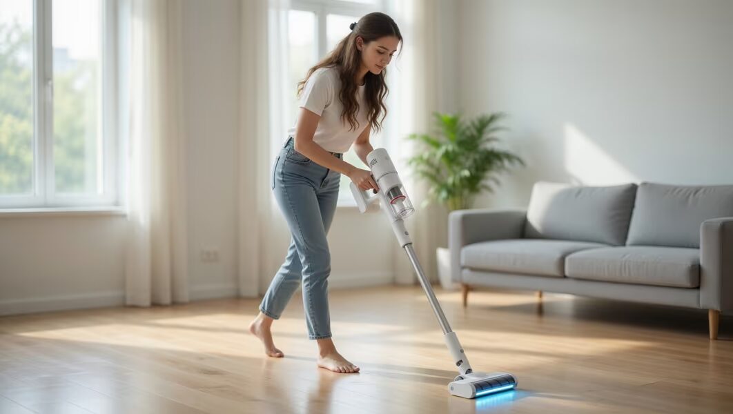 Xiaomi показала Mijia Vacuum Cleaner 4 с подсветкой пыли