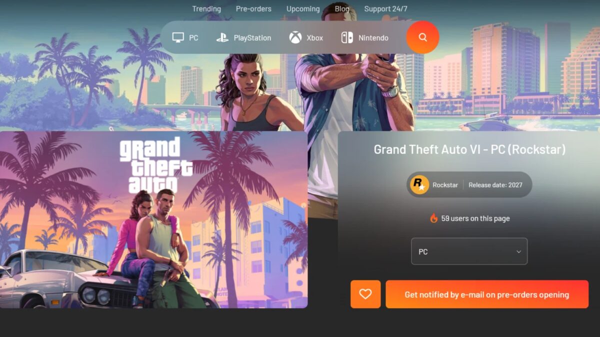 GTA 6 засветилась у ритейлера перед стартом предзаказов