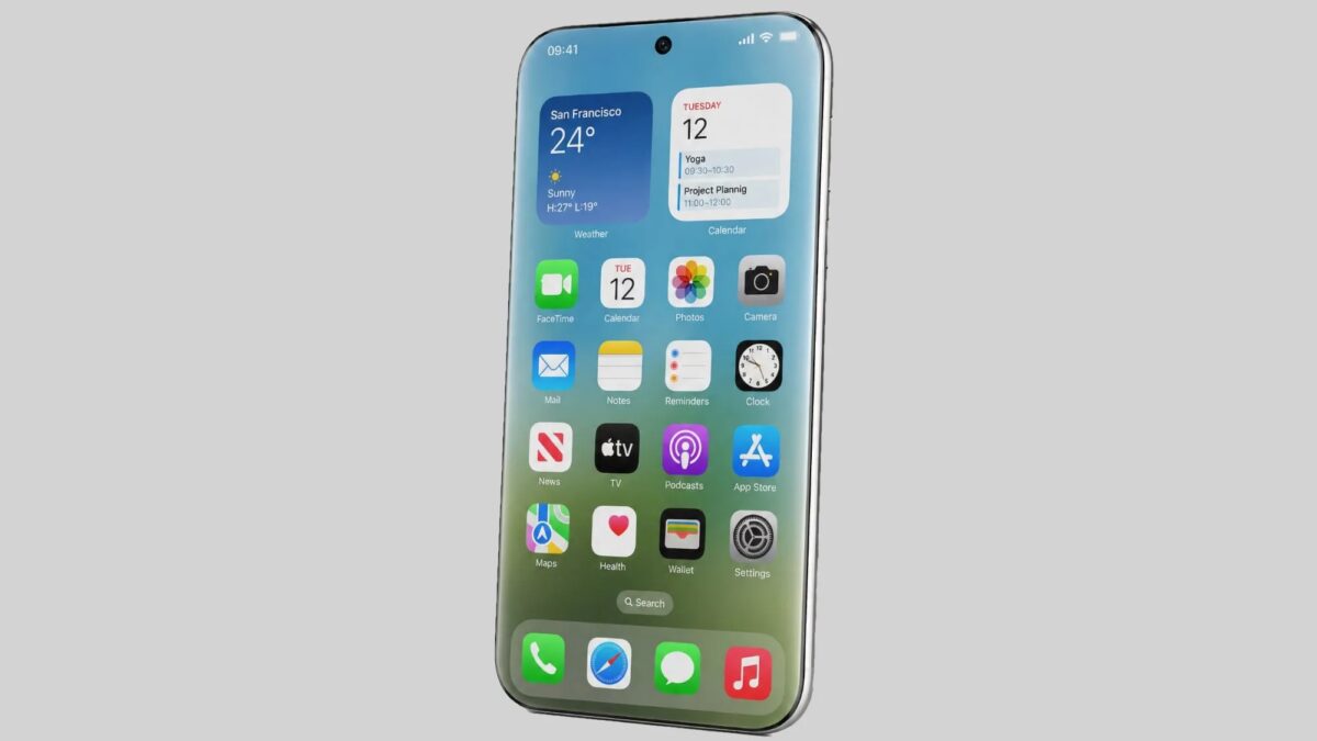 iPhone 2028 получит экран с загибом по четырём сторонам